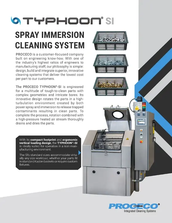 TYPHOON®-SI Spray-Immersion Cabinet Washer